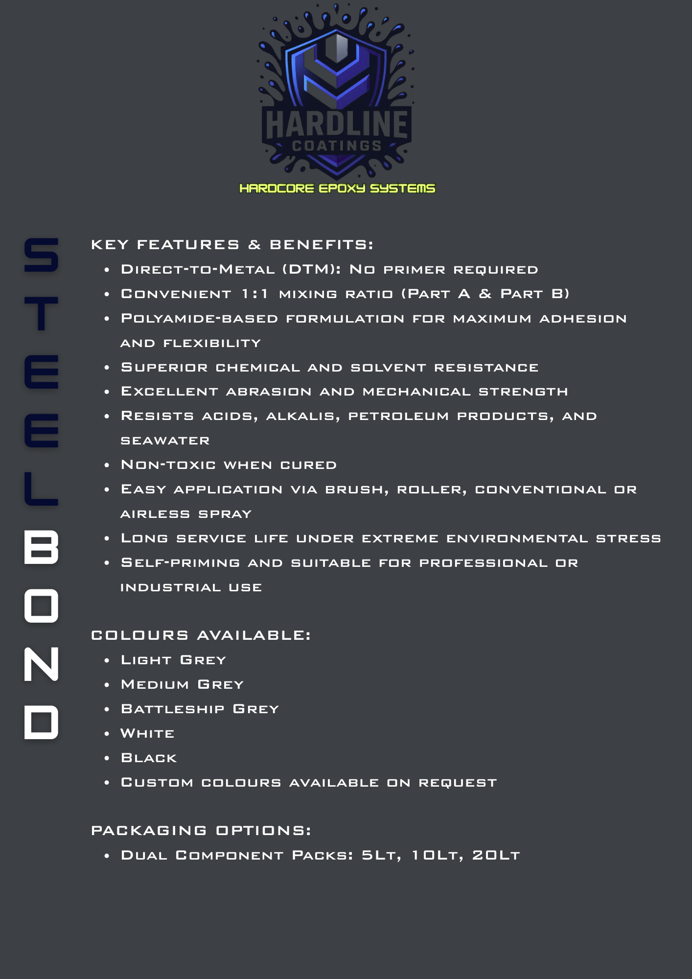 SteelBond - Epoxy Coating Kit